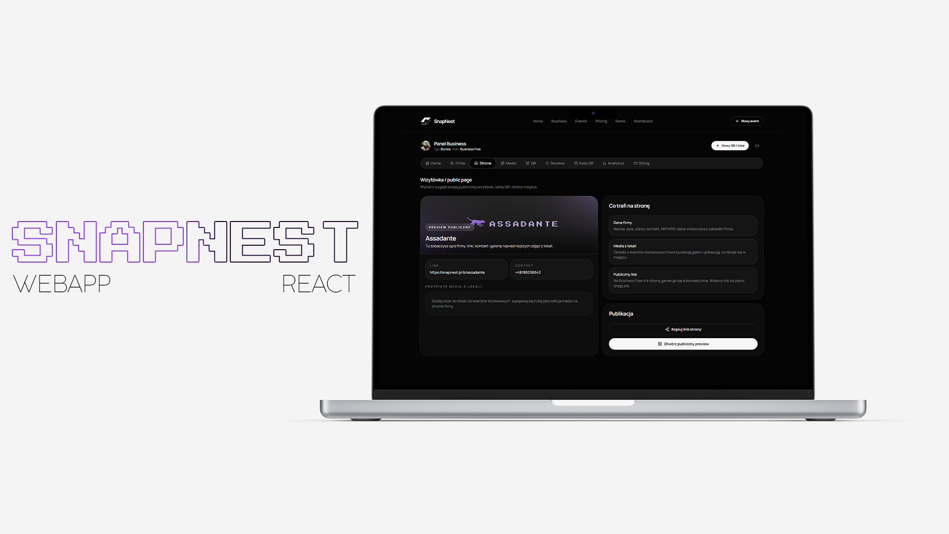 SnapNest Web